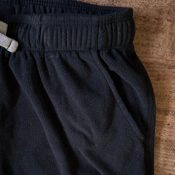 Kids Black Jogger Fleece Pants size 12 - Picture 3 of 4